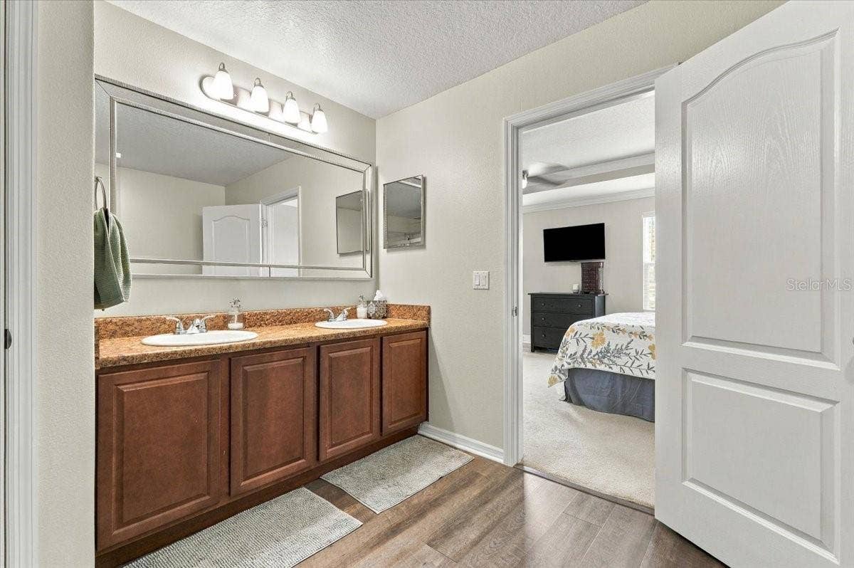 Master bathroom view from the right corner