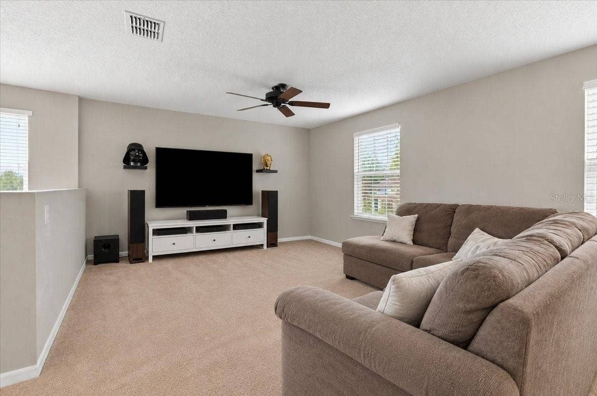 Media room/ upstairs loft