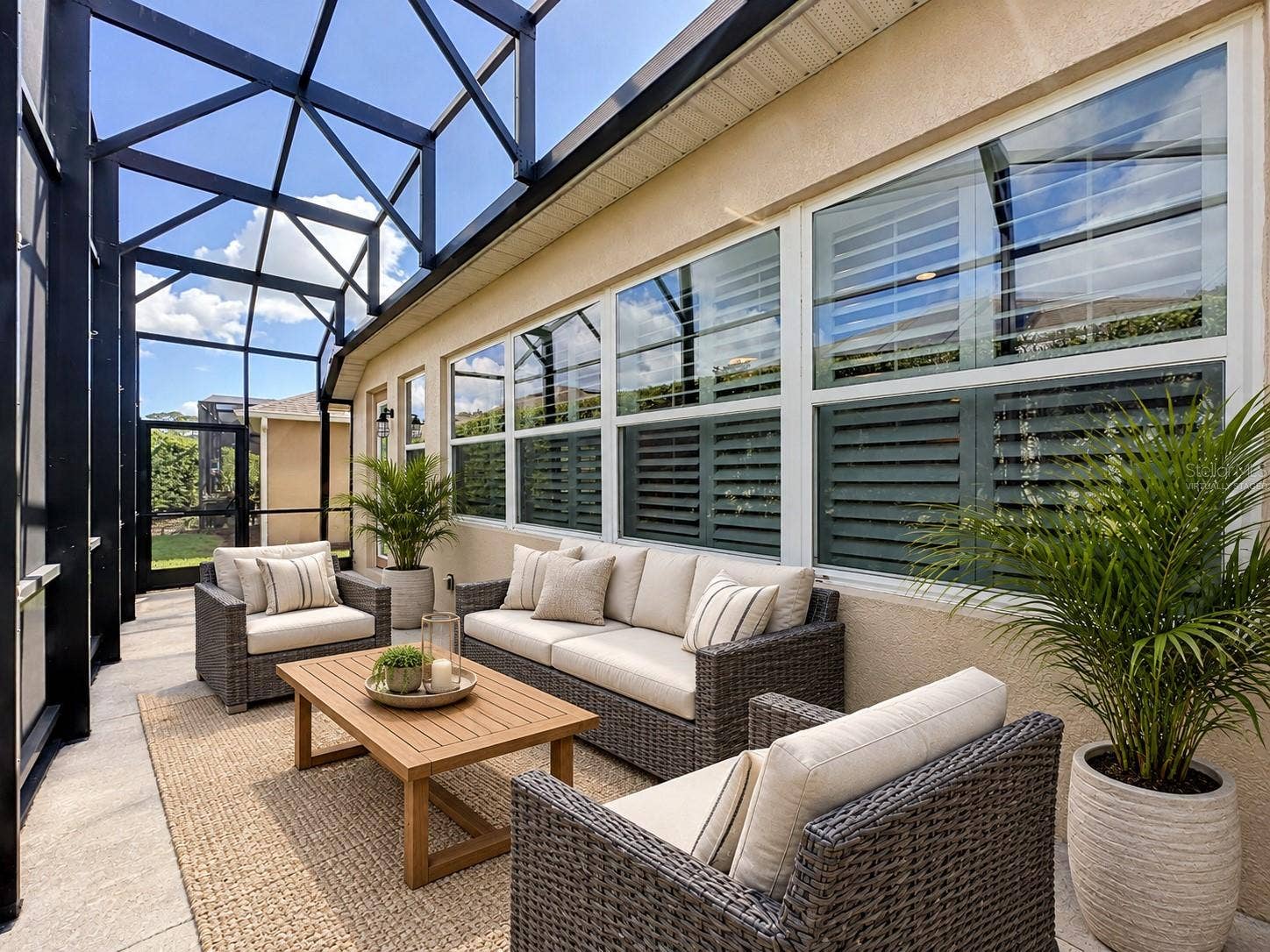 516 PLAYA DR, Davenport, FL 33837 Virtually staged Lanai