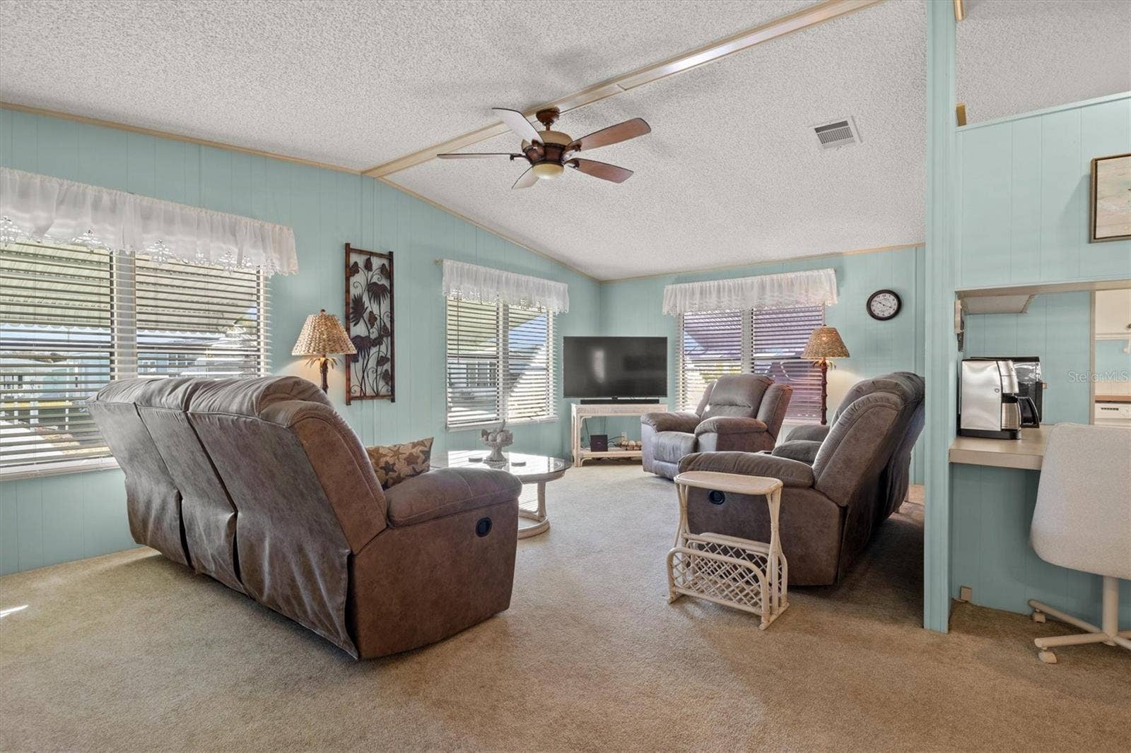 Living Room - Vaulted Ceilings