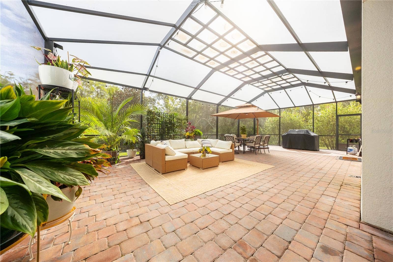 1316 SOUTHERN SUN DRIVE, Oakland, FL 34787 Expansive screened patio with conservation views and potential for a custom pool,