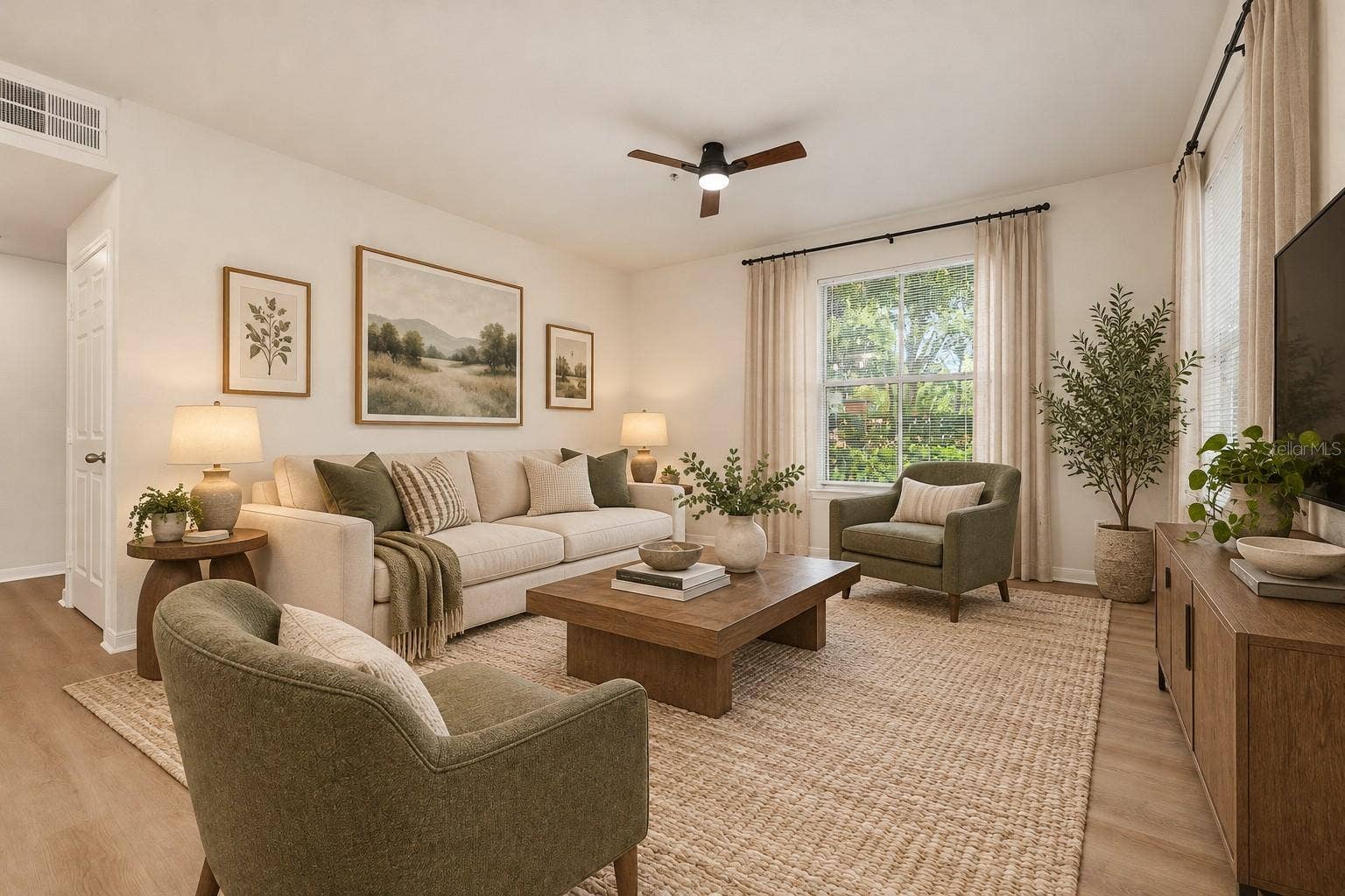6025 WESTGATE DRIVE, #2518, Orlando, FL 32835 Living Room