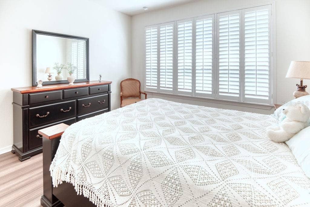 3432 FALLBROOK DRIVE, Poinciana, FL 34759 Plantation Shutters with Rear View to Conservation
