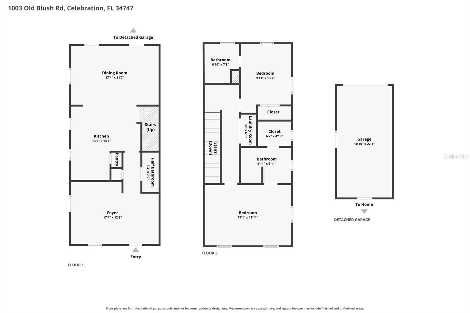 1003 OLD BLUSH ROAD, Celebration, FL 34747 1003 OLD BLUSH ROAD, Celebration, FL 34747