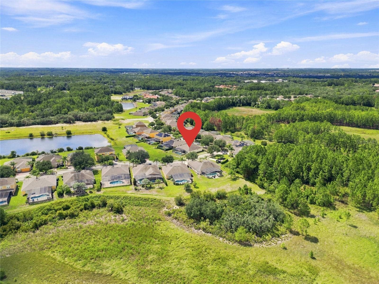 277 YELLOW SNAPDRAGON DRIVE, Davenport, FL 33837 Another overhead view of the home and community