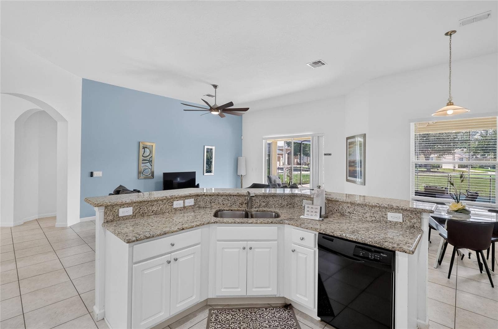 277 YELLOW SNAPDRAGON DRIVE, Davenport, FL 33837 Looking towards the breakfast nook on the right and family room straight ahead
