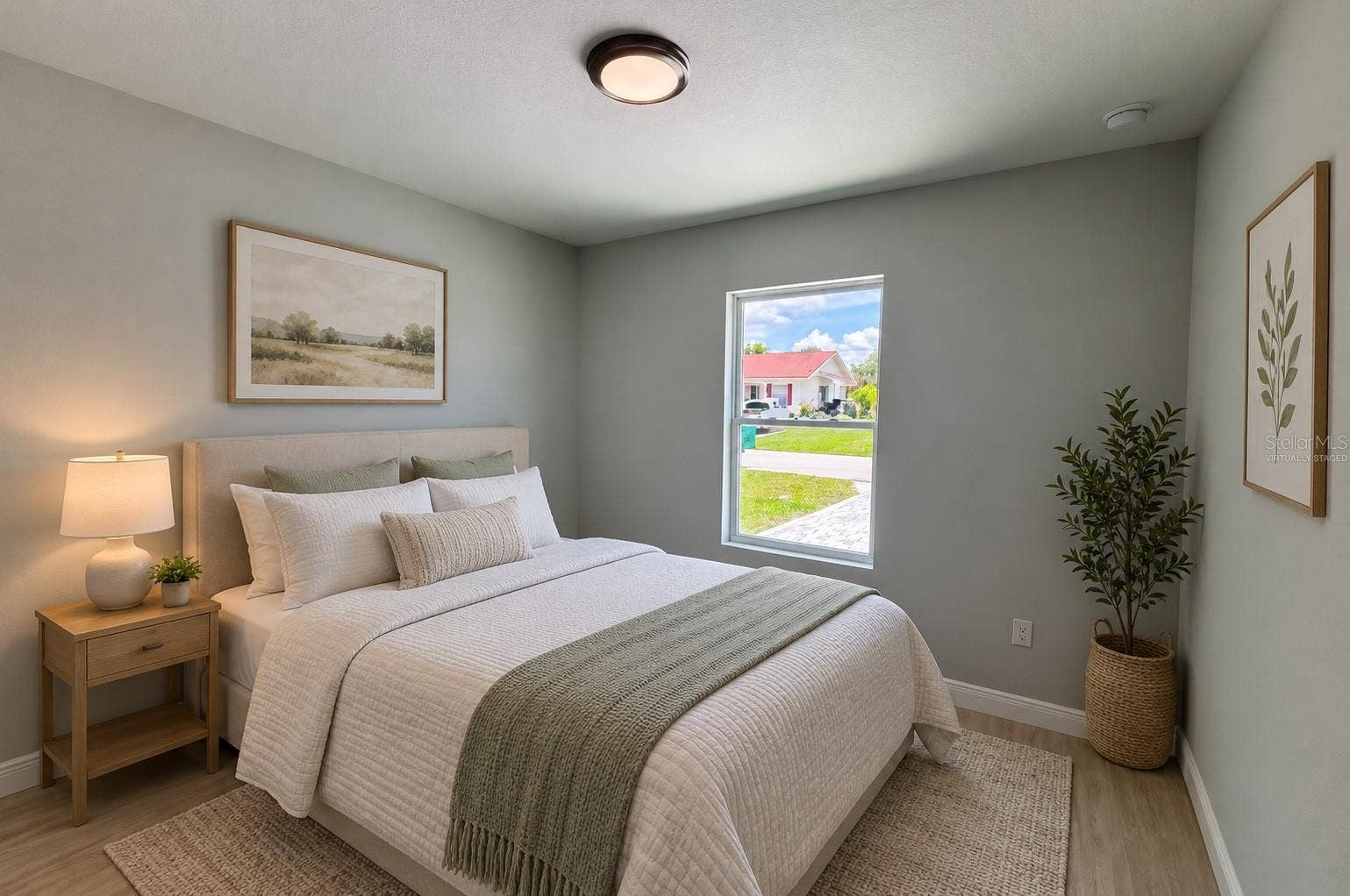 11779 WILLMINGTON BOULEVARD, #11779, Port Charlotte, FL 33981 Virtually staged - secondary bedroom.
