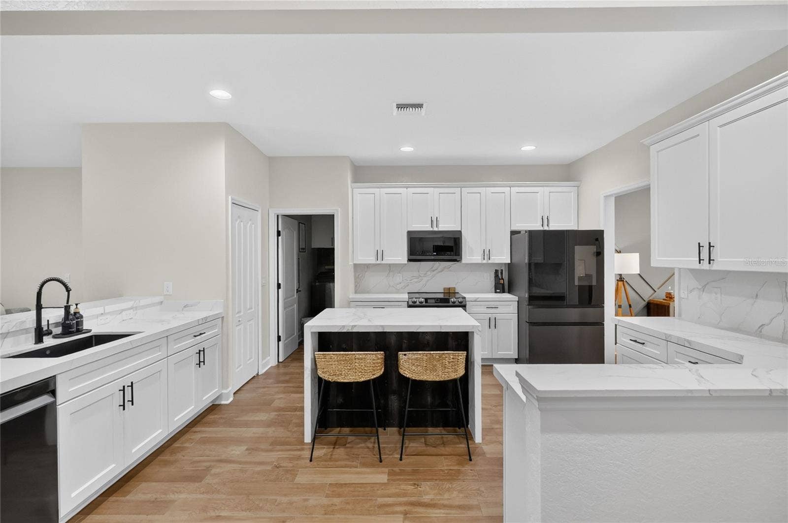 Nice upgraded kitchen.