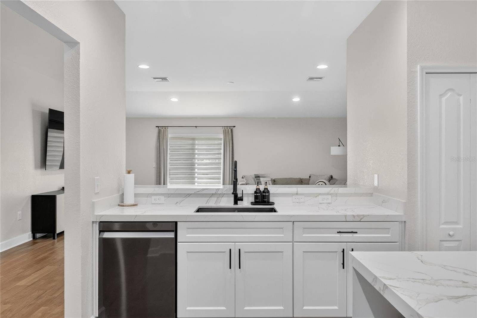 Lots of cabinet space and counter space