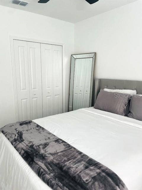 Bedroom #2 w/Ceiling Fan added