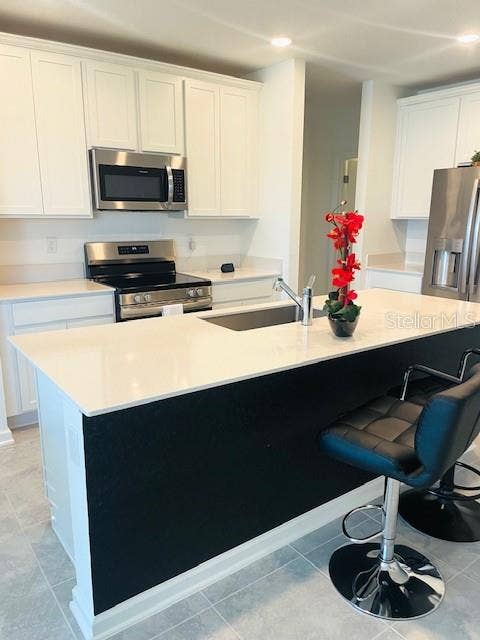 Oversized Kitchen Island with deep Sink & Quartz Counterop