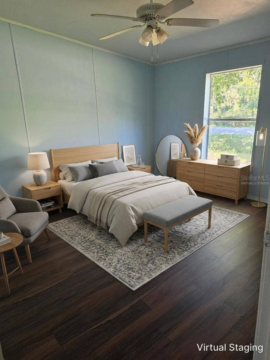 1504 WALDRUP ROAD, Lakeland, FL 33810 Bedroom 3 Virtually Staged