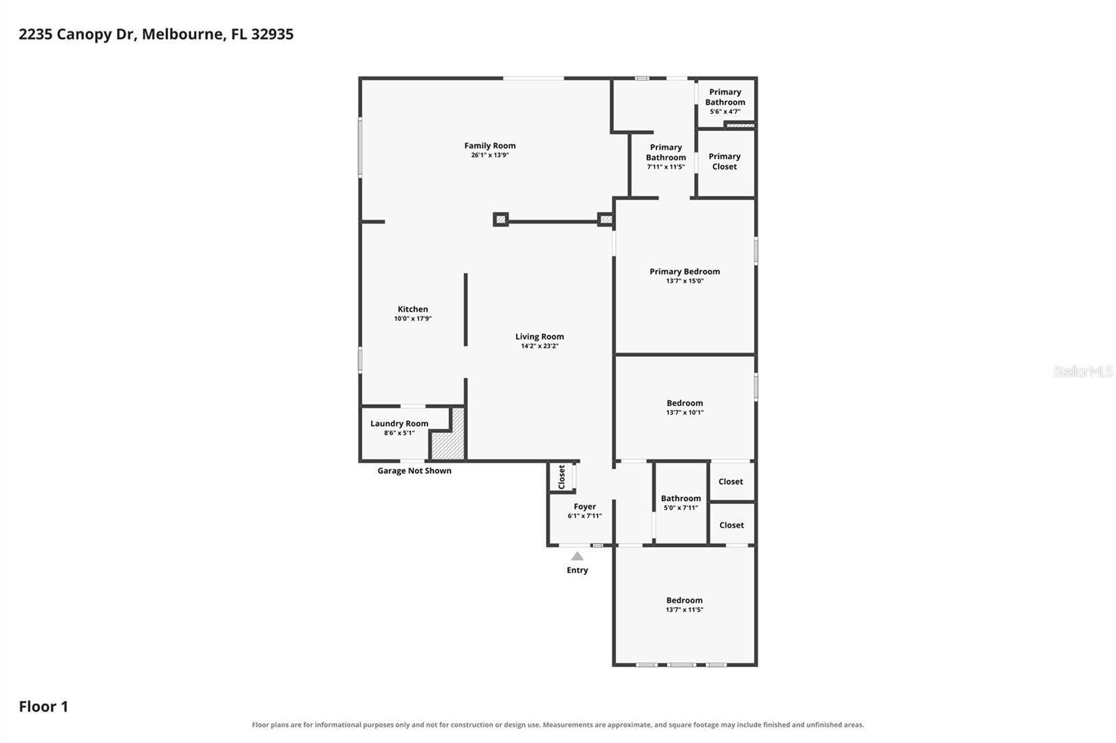2235 CANOPY DRIVE, Melbourne, FL 32935 2235 CANOPY DRIVE, Melbourne, FL 32935