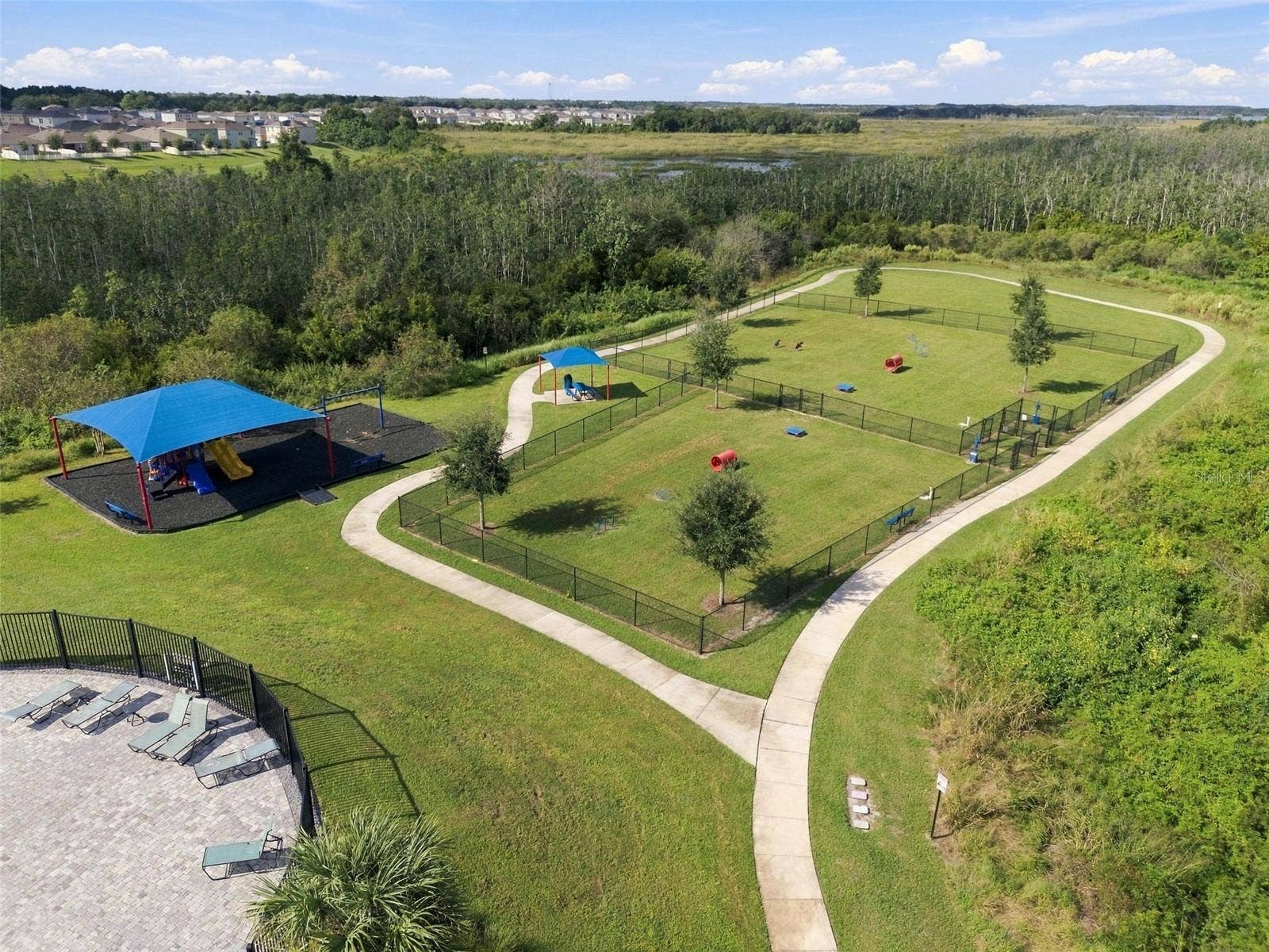 Dog park, Playground, Conservation view