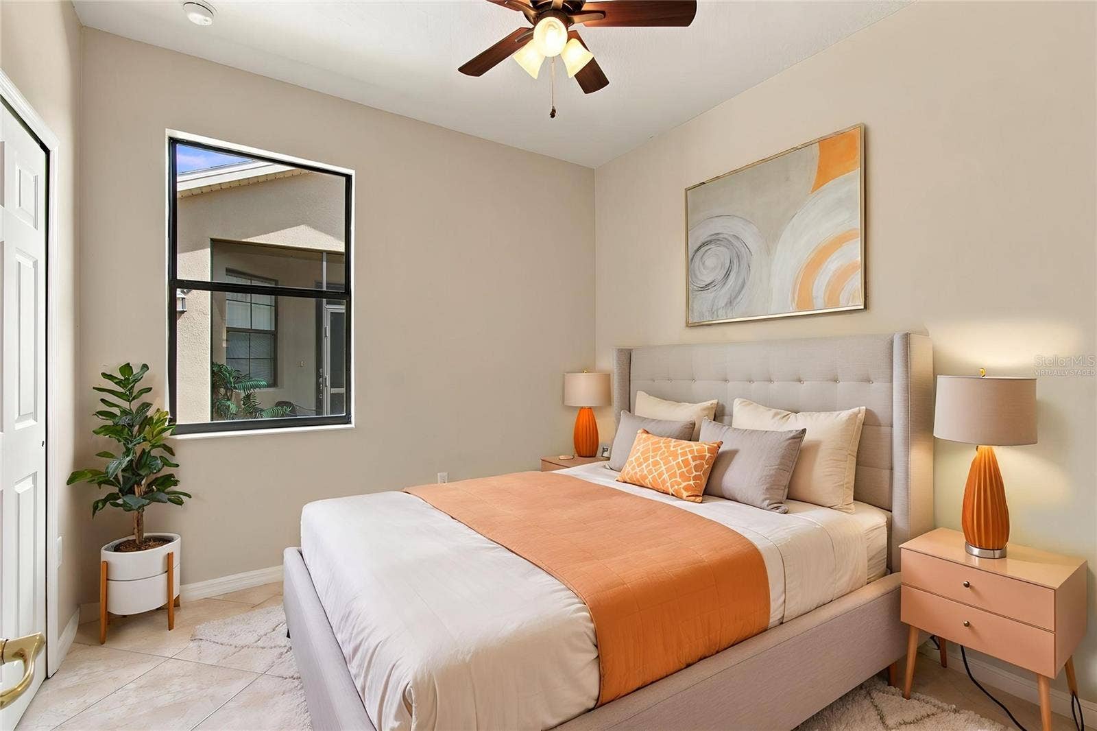 864 GRAND CANAL DR, Poinciana, FL 34759 Virtually Staged Second Bedroom