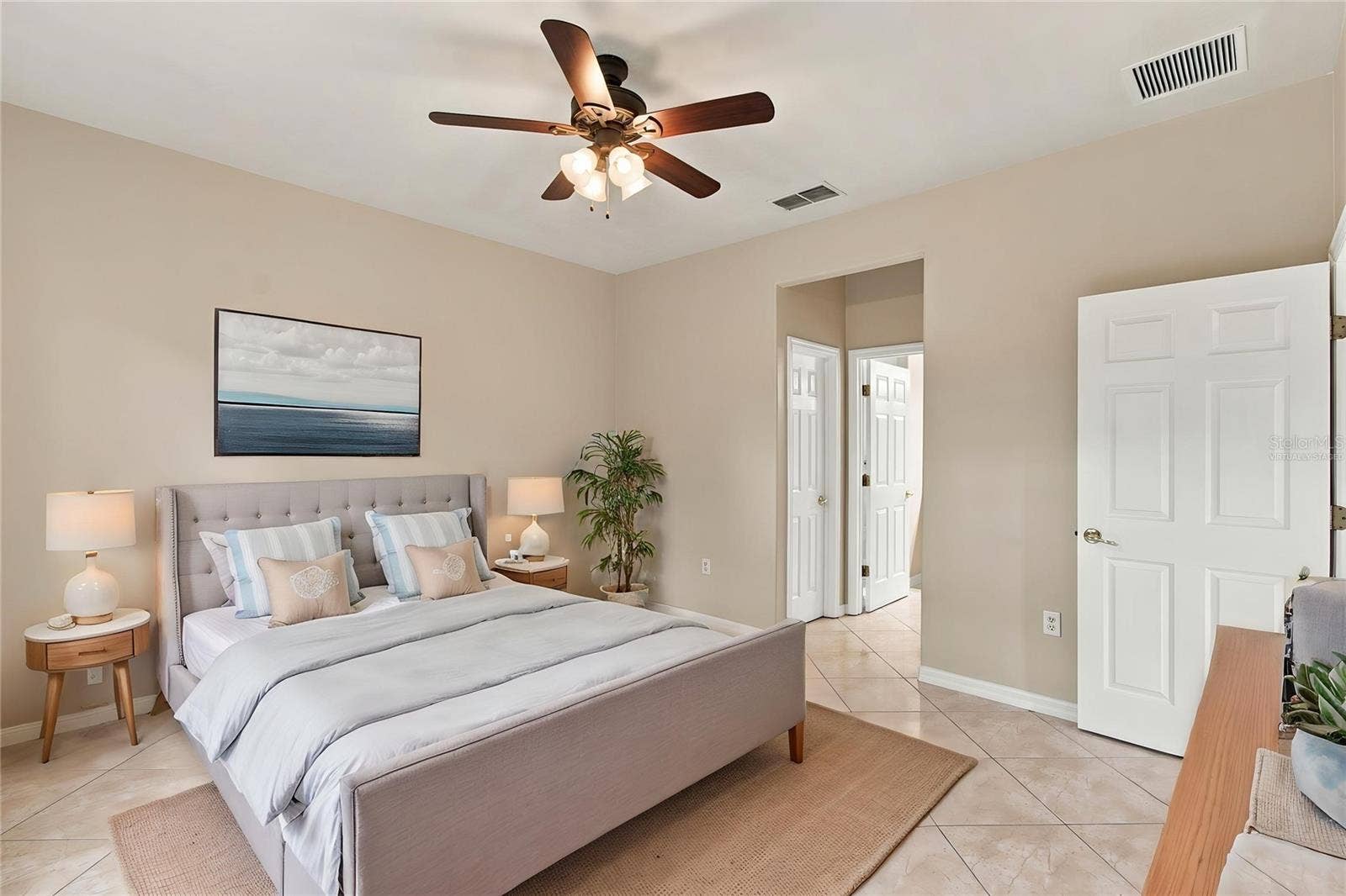864 GRAND CANAL DR, Poinciana, FL 34759 Virtually Staged Primary Suite