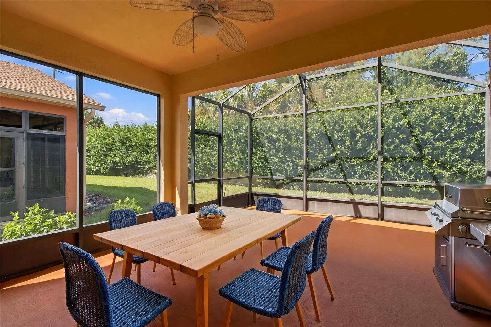 864 GRAND CANAL DR, Poinciana, FL 34759 Virtually Staged Lanai