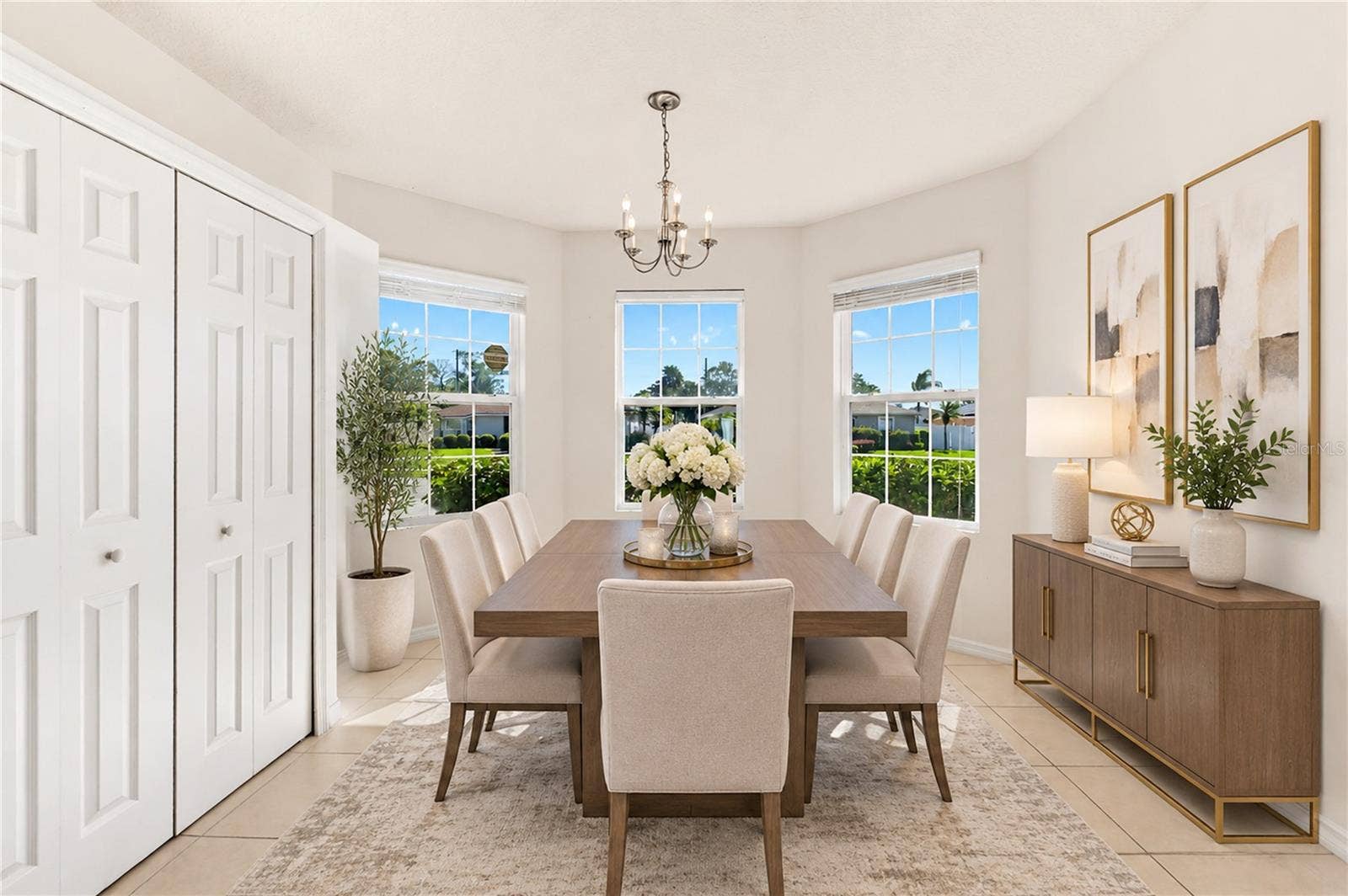 1085 BRENTON MANOR DRIVE, Winter Haven, FL 33881 Virtual Staged Dining Room