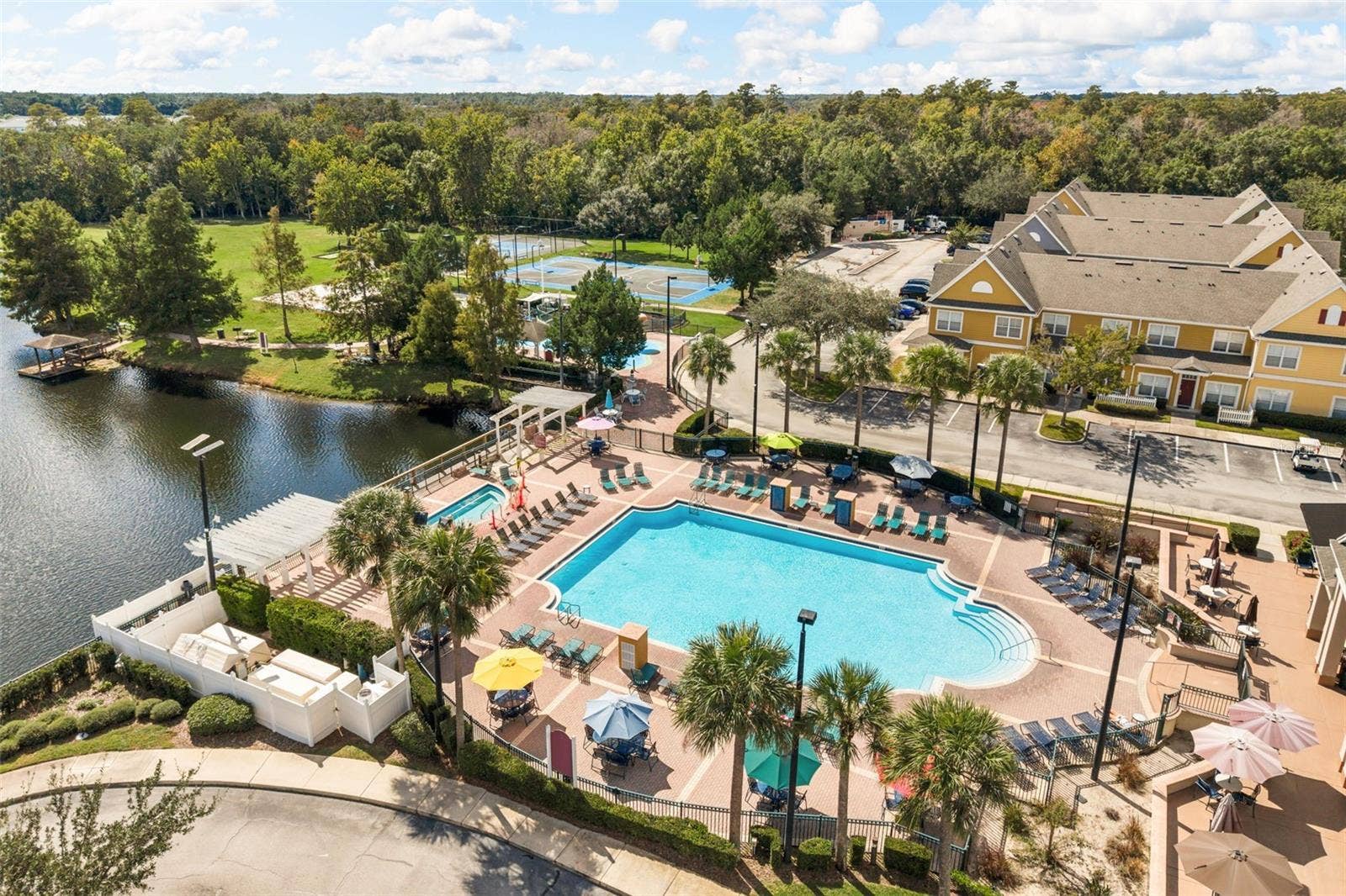 4600 YELLOWGOLD ROAD W, #105, Kissimmee, FL 34746 Community amenities just a 2 minute walk from the unit.