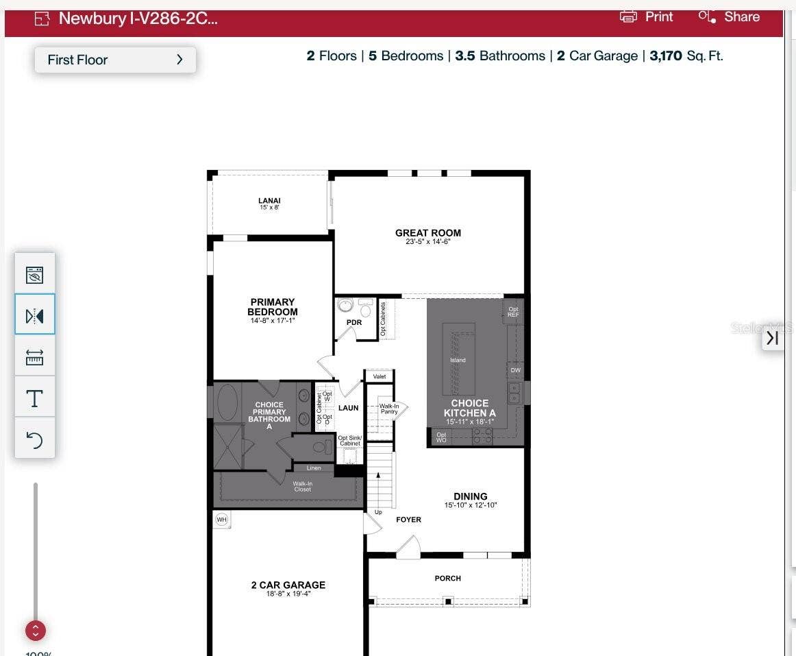 952 VINEYARD RIDGE ROAD, Minneola, FL 34715 Floorplan