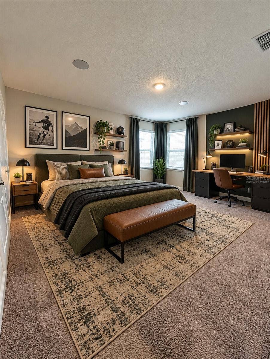 952 VINEYARD RIDGE ROAD, Minneola, FL 34715 Bedroom 3 Virtually Staged