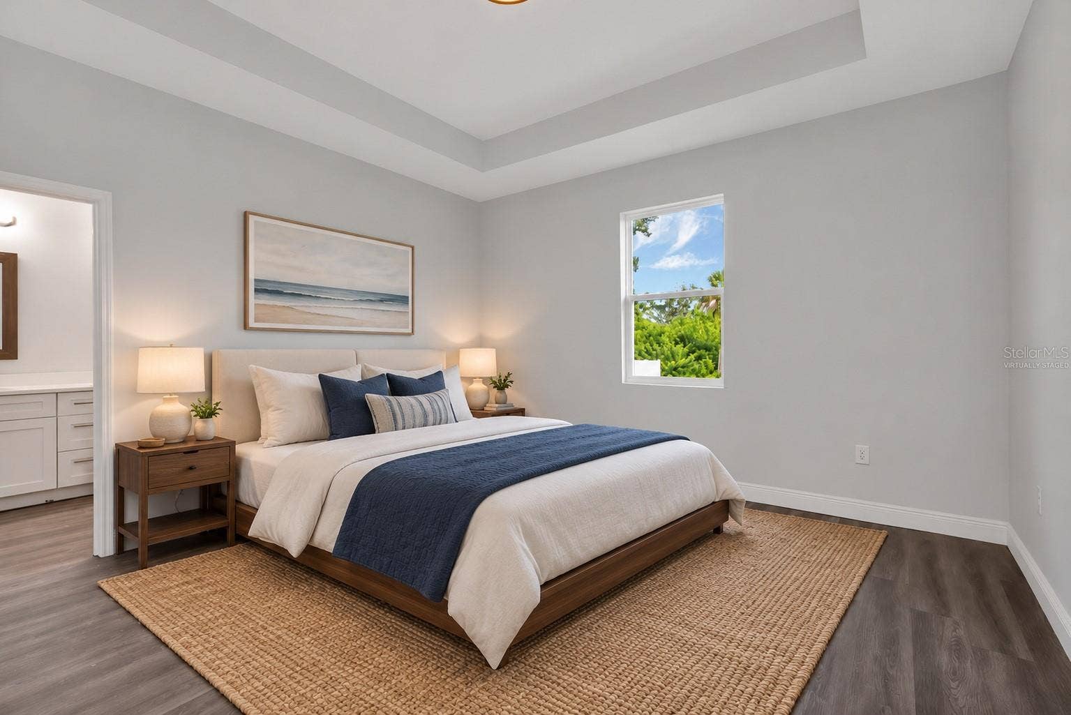 Virtually staged
