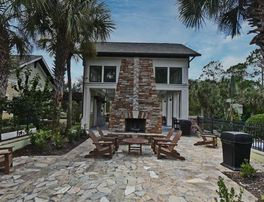 1231 WRIGHT CIRCLE, #108, Celebration, FL 34747 Outdoor Kitchen & Fireplace