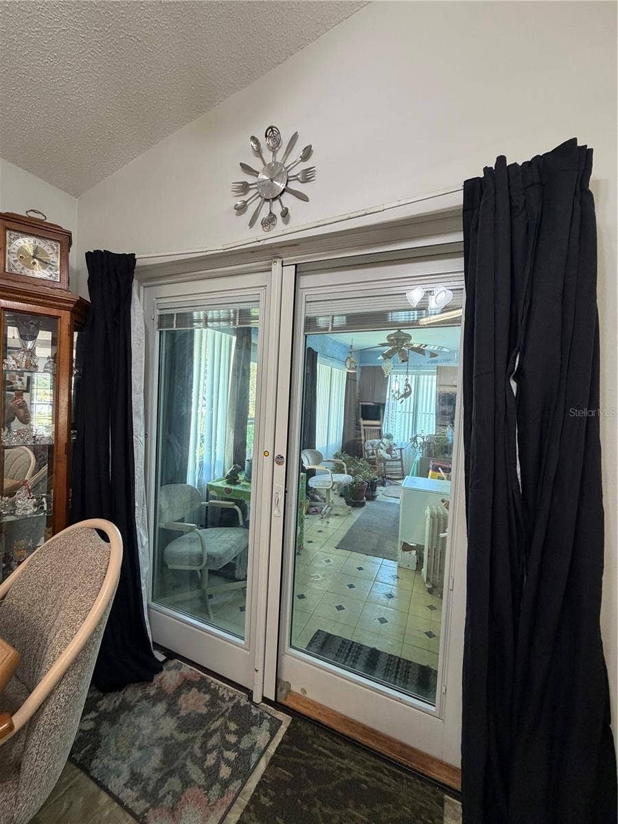 Security Sliding Door to Florida Room