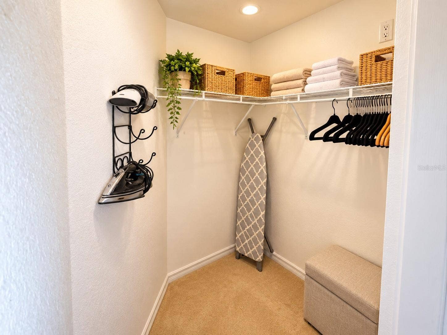 Master walk in closet