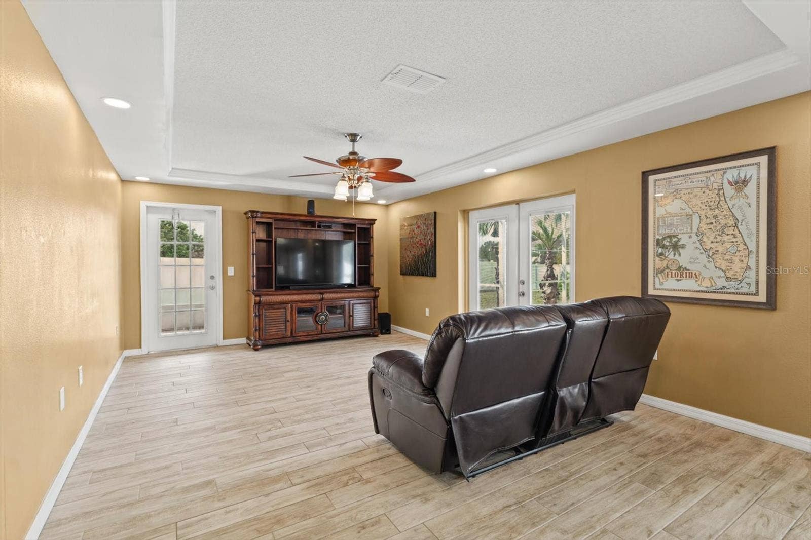 Living Room - French Doors