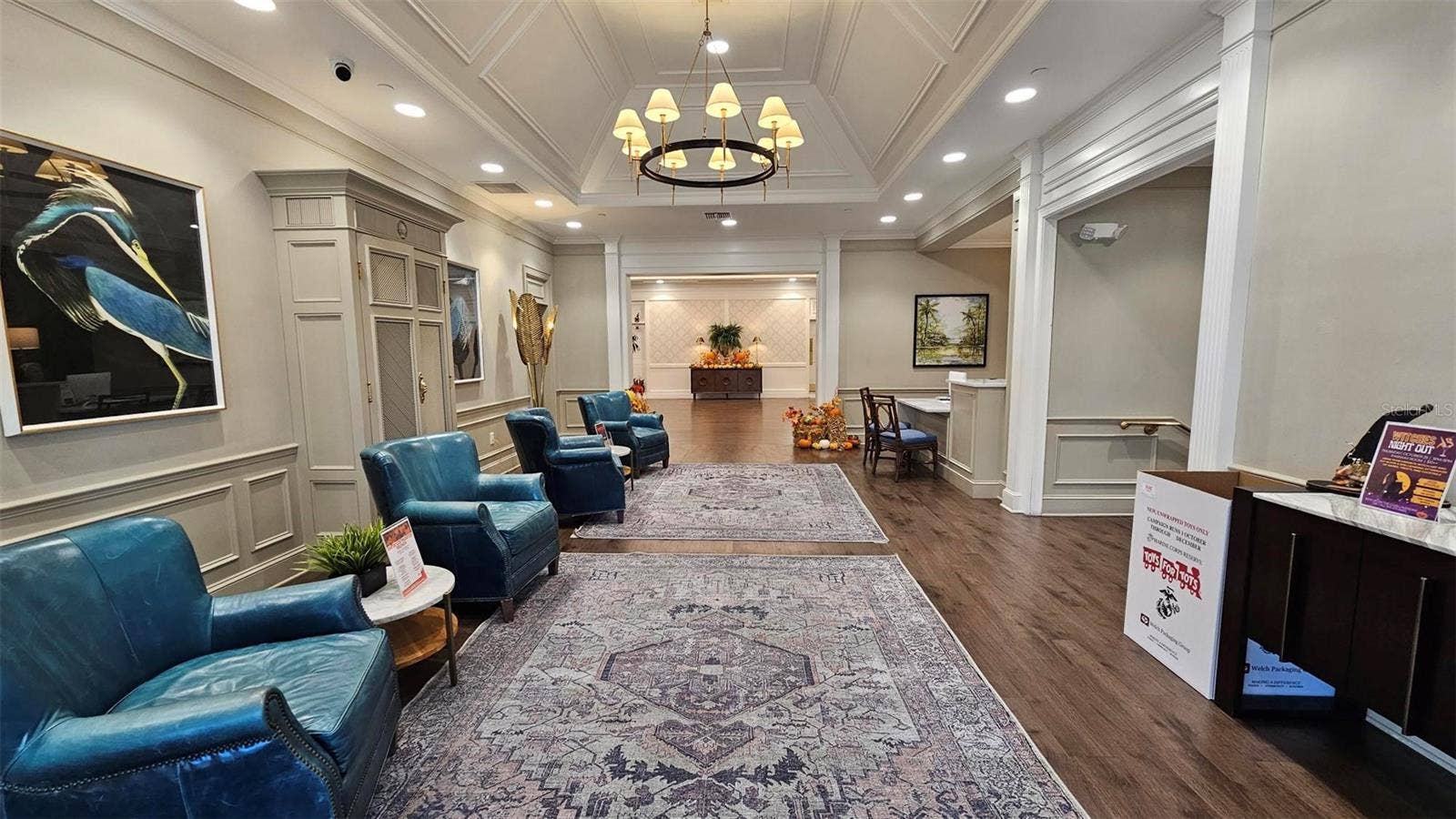 Inside clubhouse