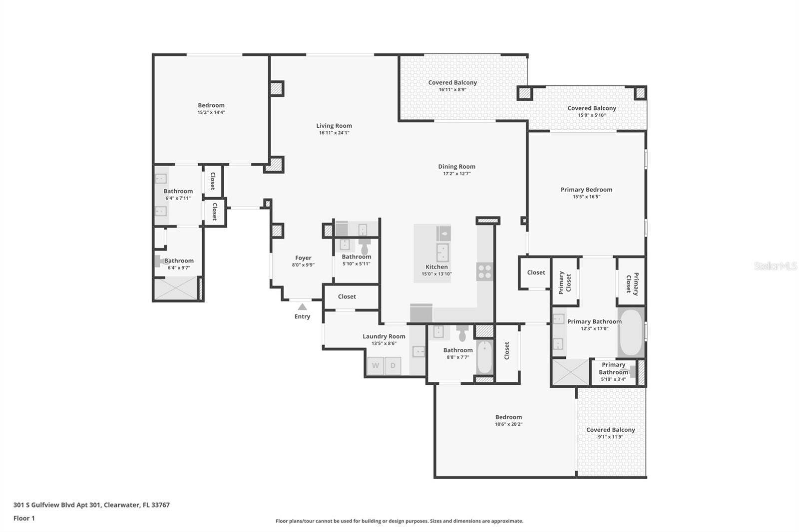 301 S GULFVIEW BOULEVARD, #301, Clearwater Beach, FL 33767