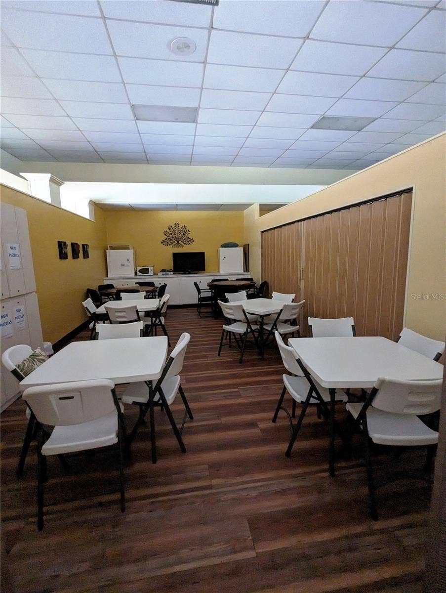 4725 COVE CIRCLE, #908, St Petersburg, FL 33708 Game and craft room in the clubhouse