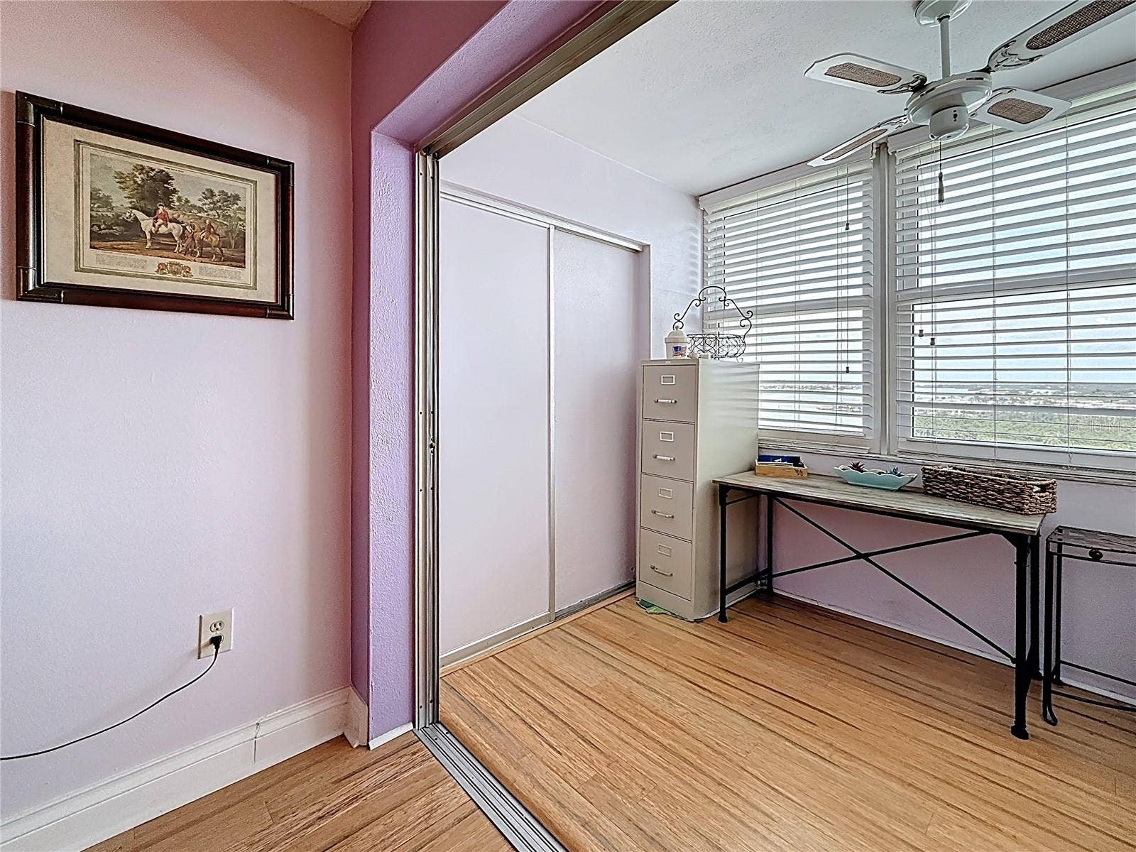 4725 COVE CIRCLE, #908, St Petersburg, FL 33708 This shows the Florida room space that also has sliders that can be closed between the rooms.