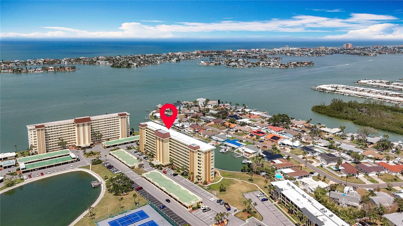 4725 COVE CIRCLE, #908, St Petersburg, FL 33708 As you can see this unit is is located on the 9th floor offering some very nice waterviews from the unit.