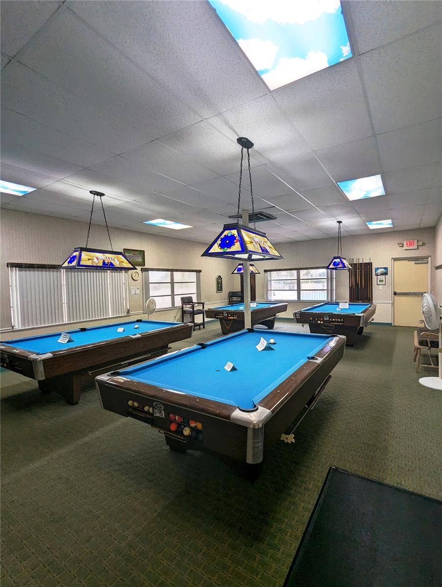 4725 COVE CIRCLE, #908, St Petersburg, FL 33708 Billiard room in the clubhouse