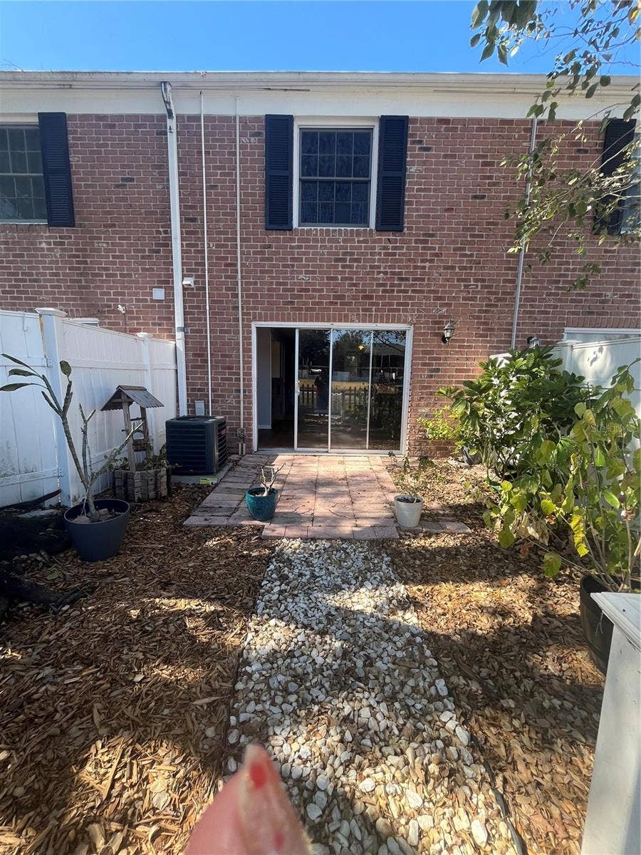 Back of townhomes