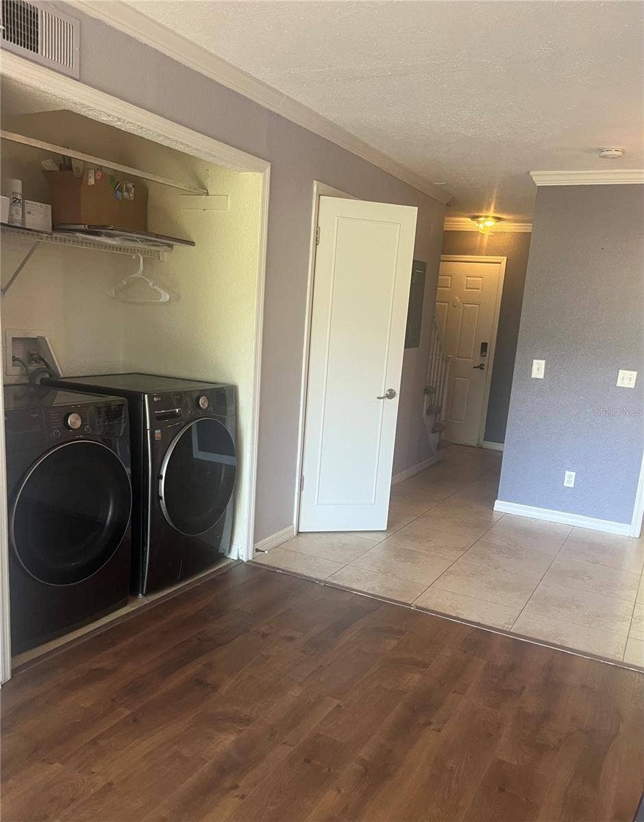 Washer and dryer