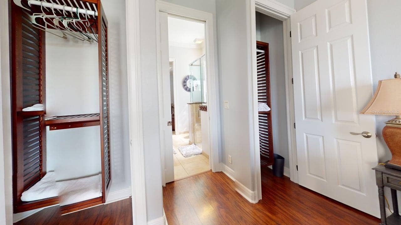 Downstairs Bedroom 2 closets