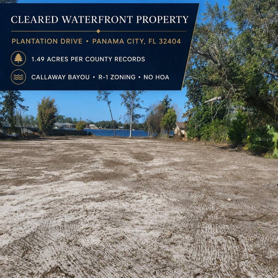 Property photo for TBD PLANTATION DRIVE, Panama City, FL