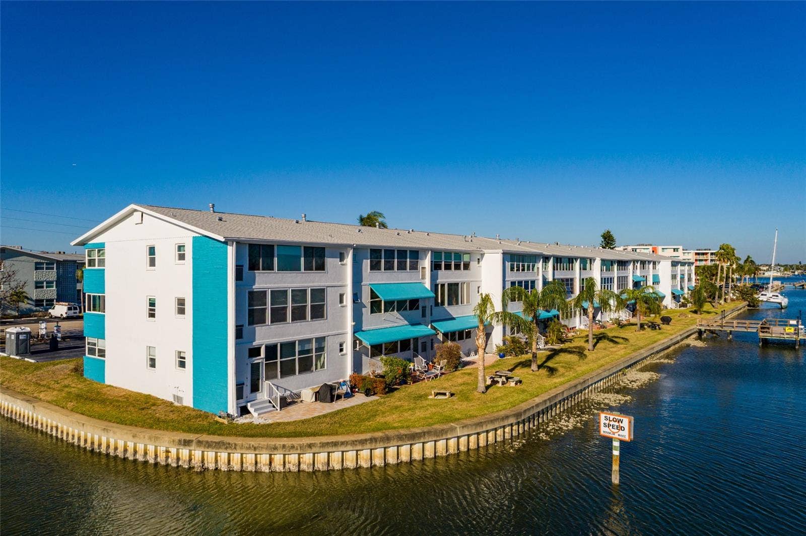 1893 SHORE DRIVE S, #209, South Pasadena, FL 33707 Shore Plaza Condos surrounded by Boca Ciega Bay.