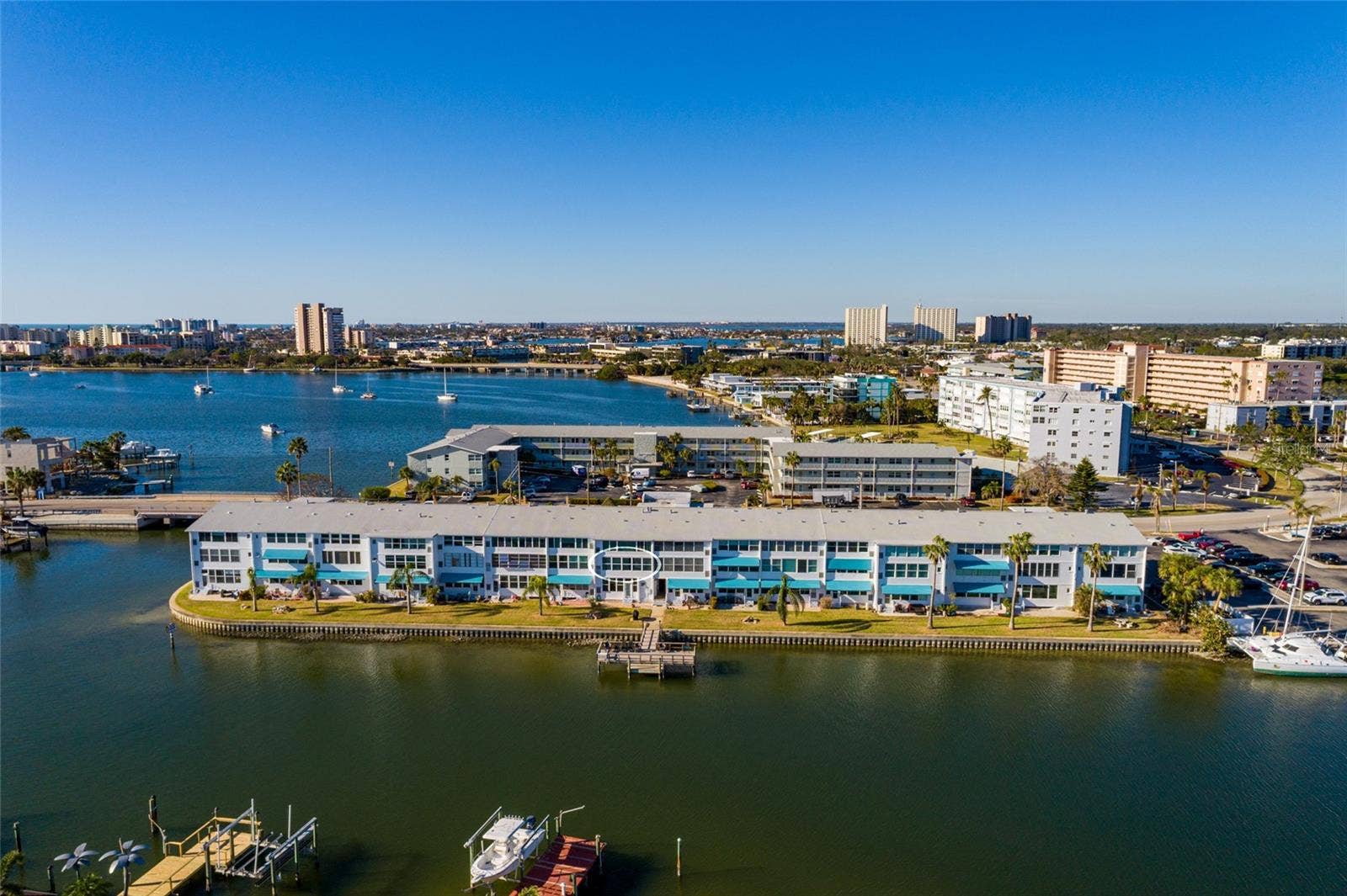 1893 SHORE DRIVE S, #209, South Pasadena, FL 33707 Shore Plaza & #209 in in the middle of bldg on 2nd floor.