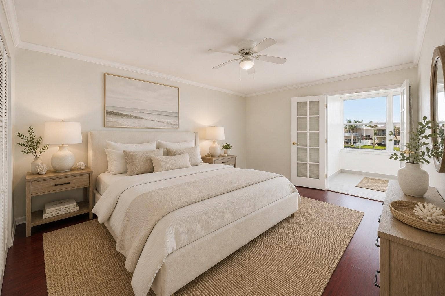 1893 SHORE DRIVE S, #209, South Pasadena, FL 33707 Virtually Staged Primary Bedroom