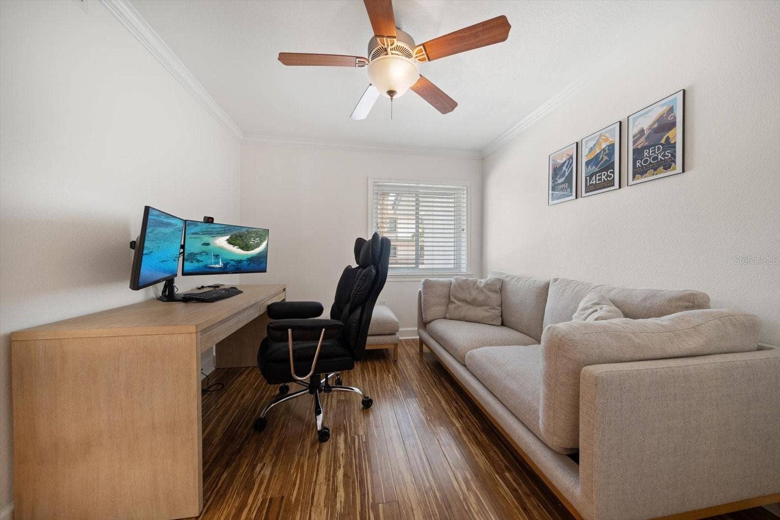 119 MARINA DEL REY COURT, Clearwater Beach, FL 33767 Third bedroom/office is located on the main living level.