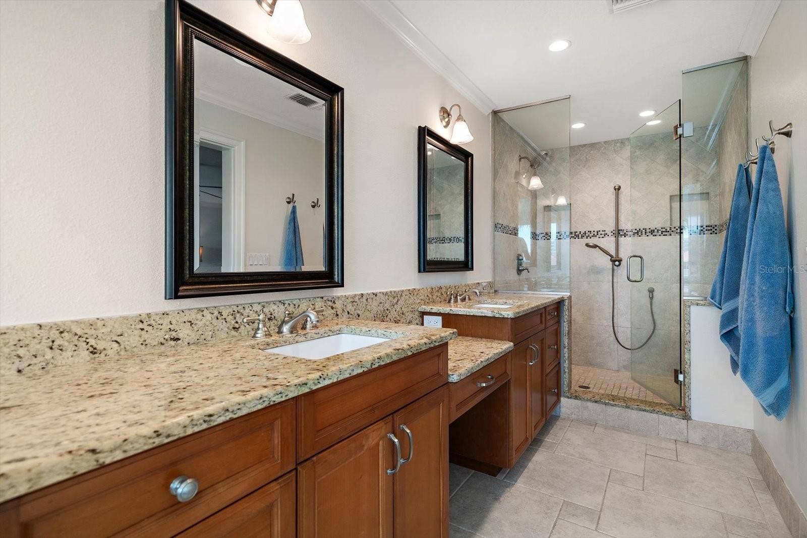 119 MARINA DEL REY COURT, Clearwater Beach, FL 33767 Walk in shower in primary bath area.