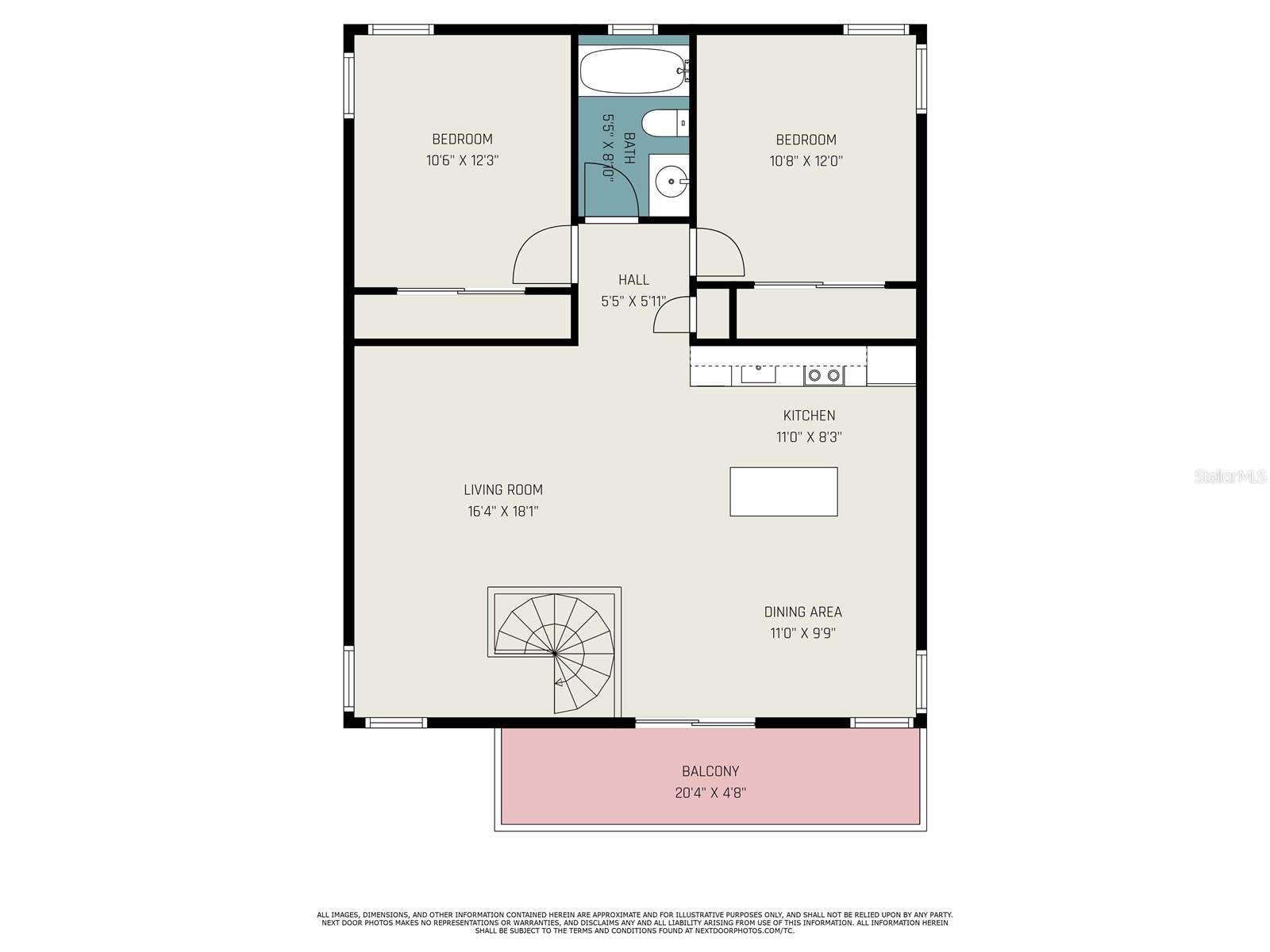 8425 W GULF BOULEVARD, Treasure Island, FL 33706 floorplan