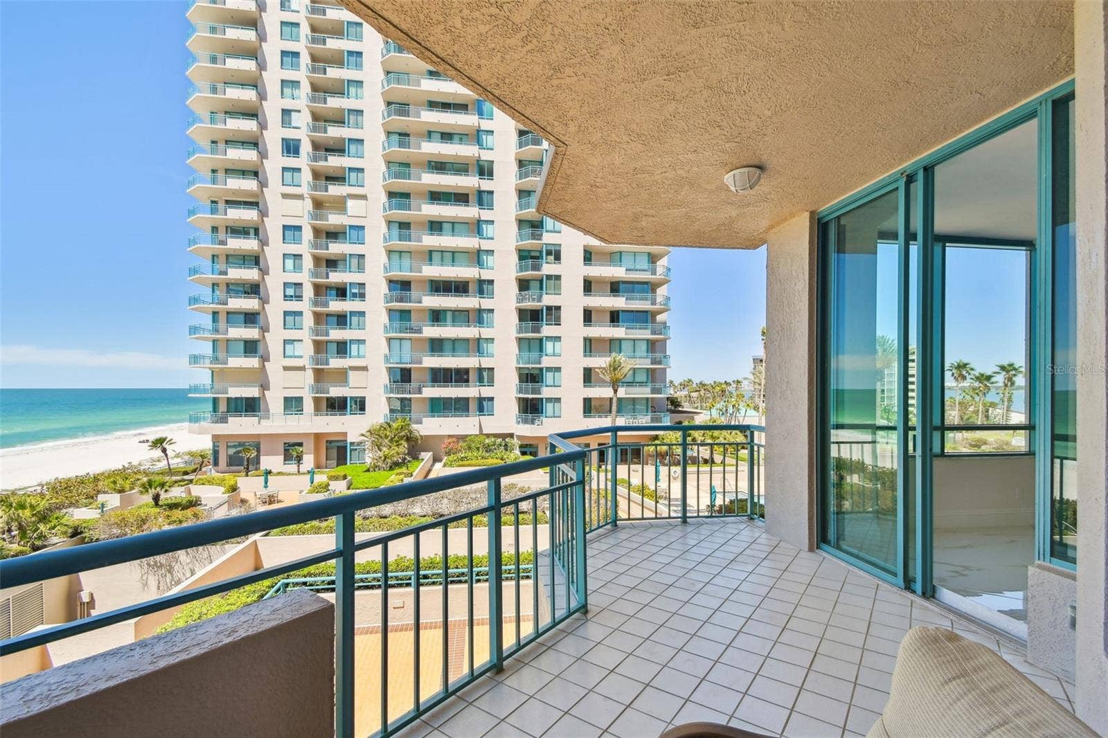 1560 GULF BOULEVARD, #306, Clearwater Beach, FL 33767 Bedroom balcony