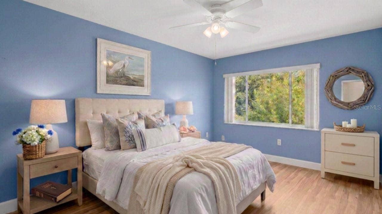 4455 DUHME ROAD, #109, St Petersburg, FL 33708 Virtual Staged Bedroom