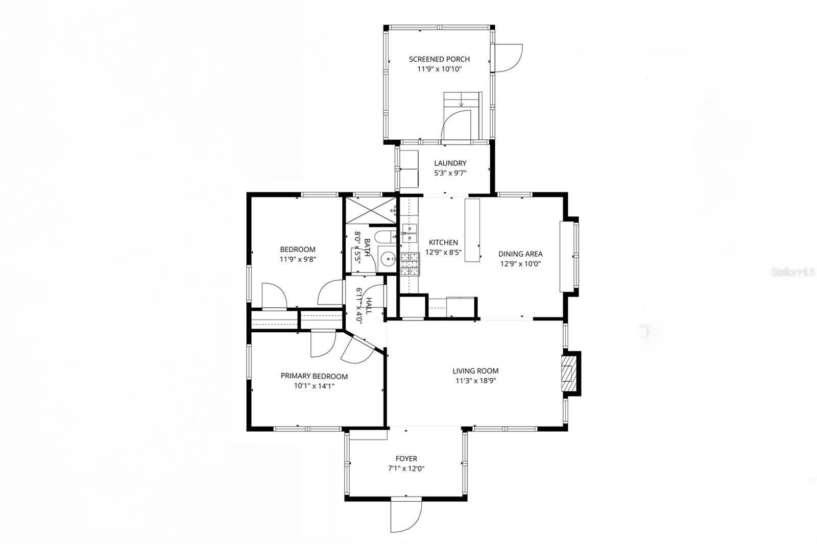 1006 11TH AVENUE W, Bradenton, FL 34205 Floor Plan