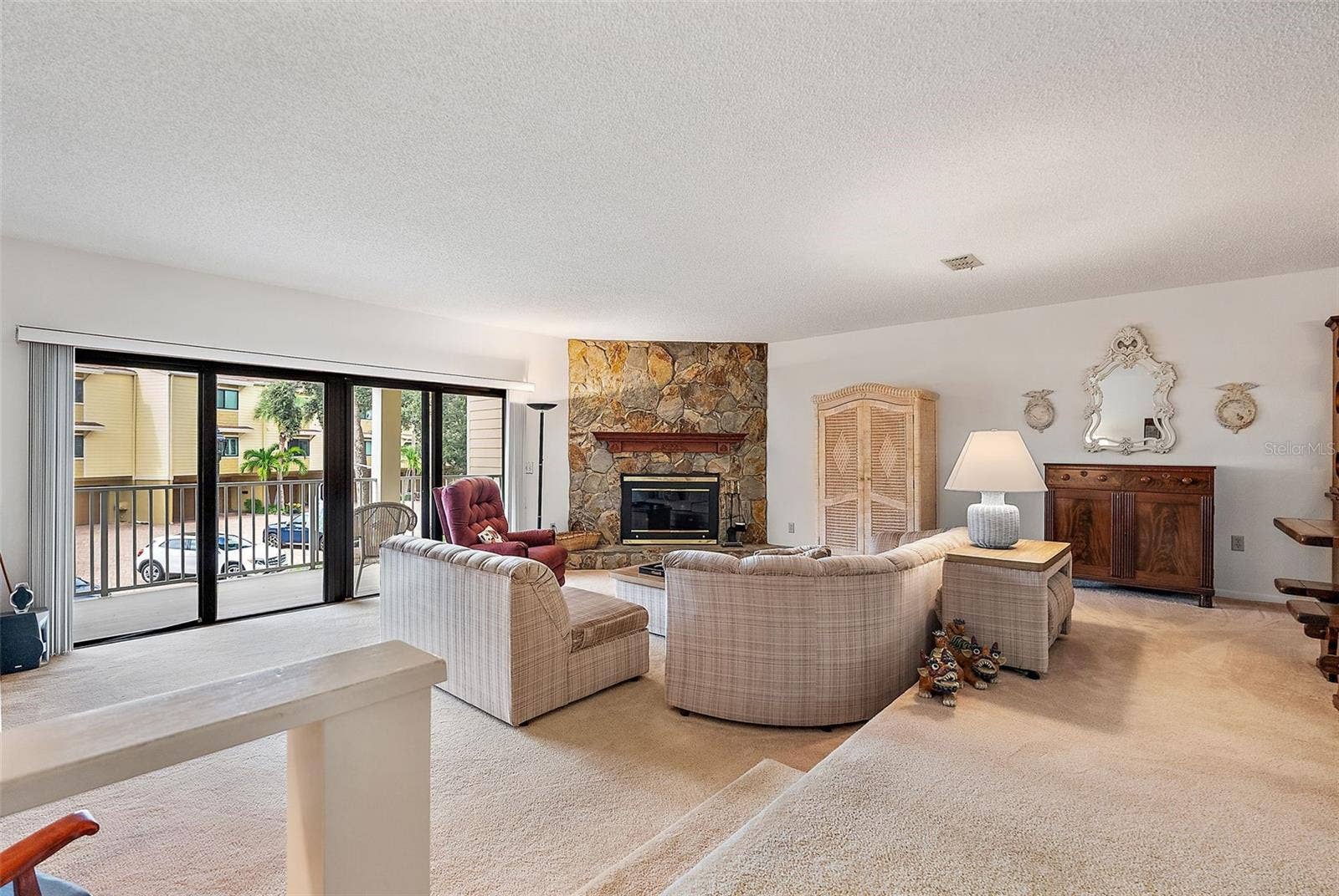 Expansive living room